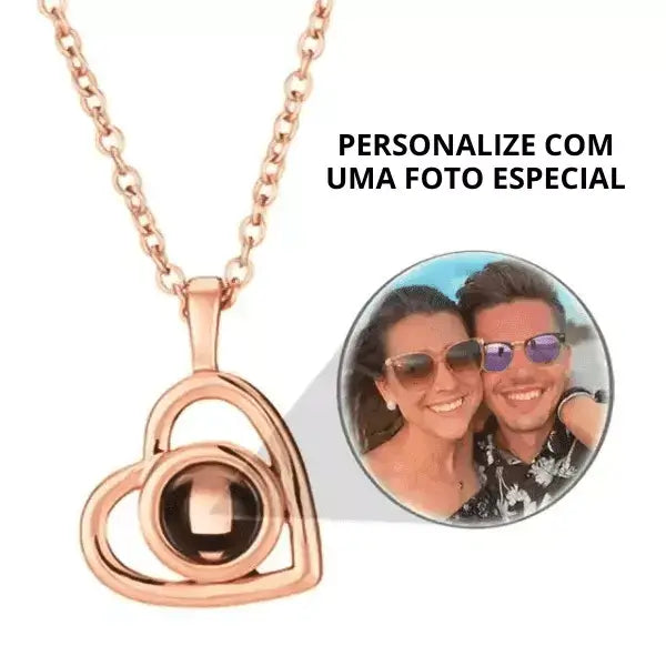 Colar Momentos Eternos - Foto Personalizável - Último dia de Promoção