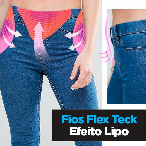 LipoJeans - Tenha o Bumbum dos Sonhos (Silhueta Perfeita, Máximo de Conforto em Fios Flex Teck)