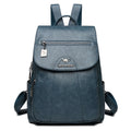 Mochila Feminina de Couro Vintage Casual