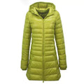 Casaco Feminino Sobretudo Puffer Pluma de Ganso - Portátil